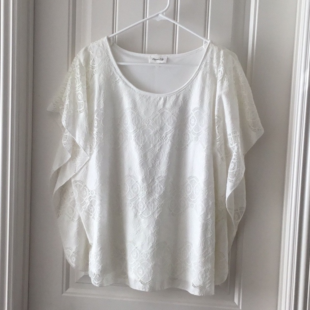 White Lace Blouse